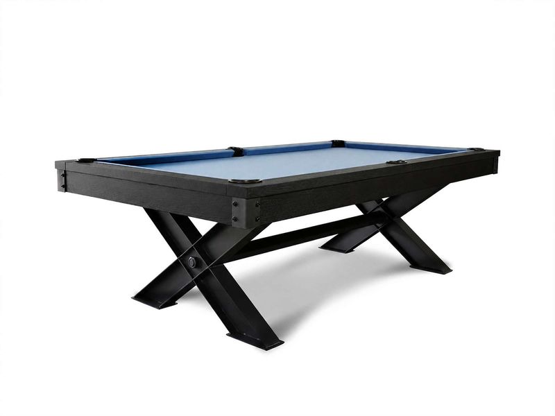 Portland Slate Pool Table in Black Ash