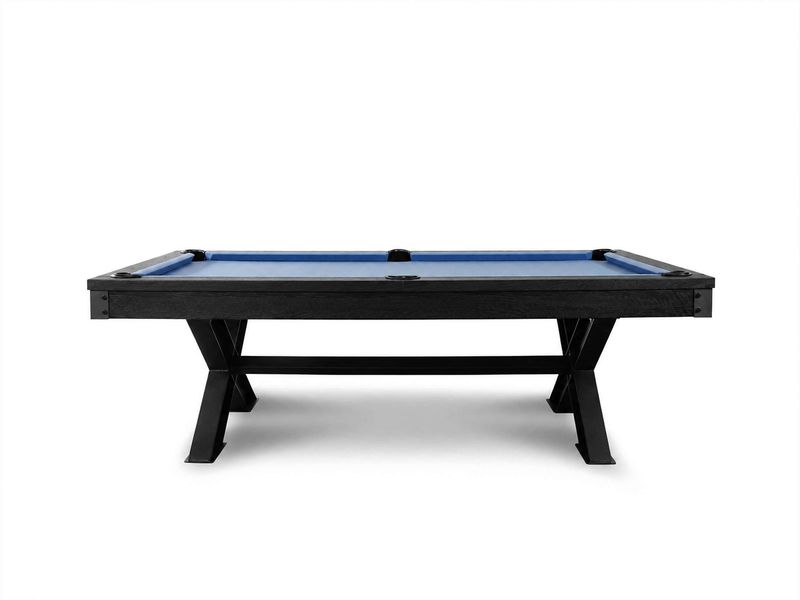 Portland Slate Pool Table in Black Ash