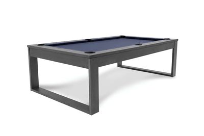 Redford Slate Pool Table in Matte Smoke