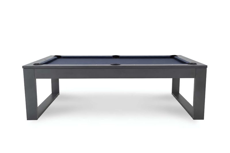 Redford Slate Pool Table in Matte Smoke