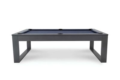 Redford Slate Pool Table in Matte Smoke