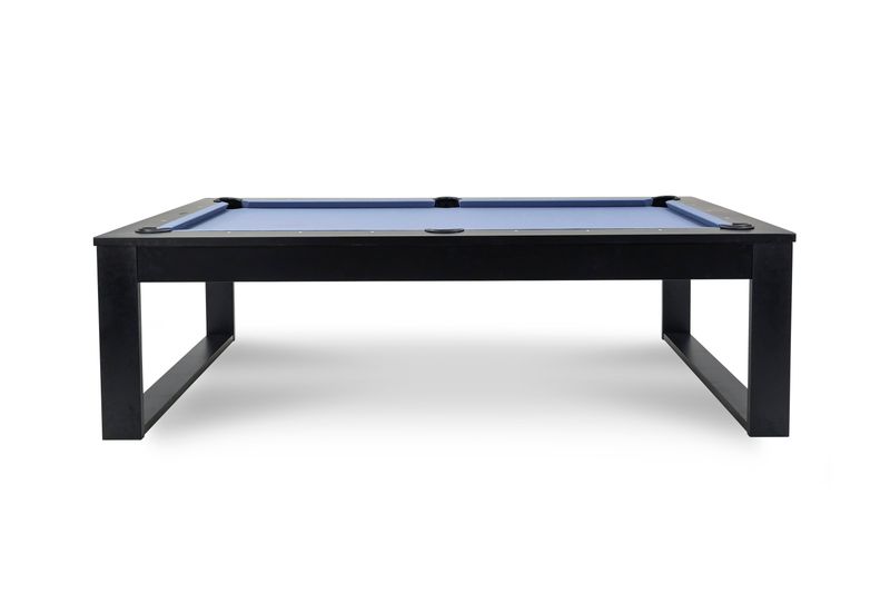 Redford Slate Pool Table in Matte Black