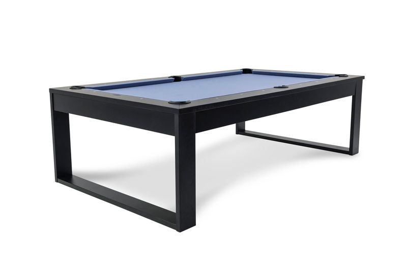 Redford Slate Pool Table in Matte Black
