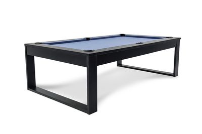 Redford Slate Pool Table in Matte Black