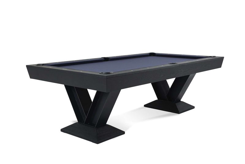 Savant Slate Pool Table in Black Ash