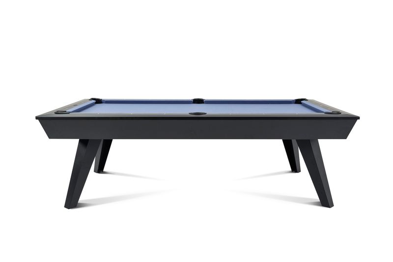 The Bellano Slate Pool Table in Matte Black