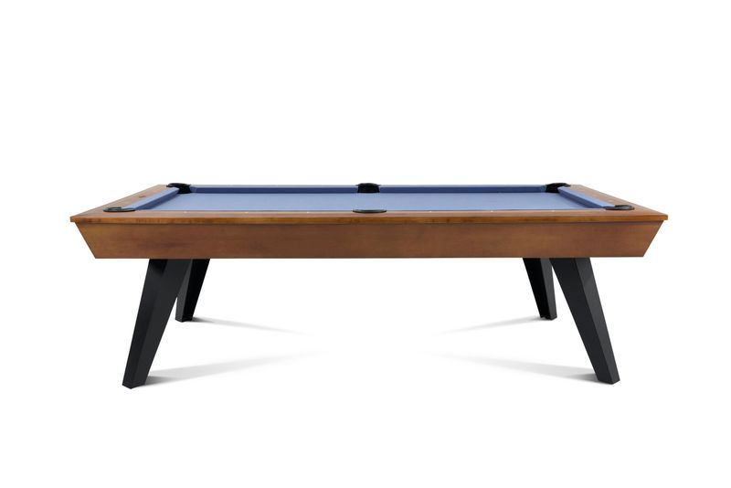 The Bellano Slate Pool Table in Matte BrandyWine