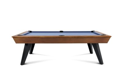 The Bellano Slate Pool Table in Matte BrandyWine