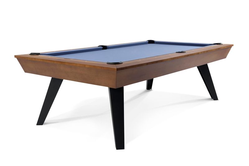 The Bellano Slate Pool Table in Matte BrandyWine
