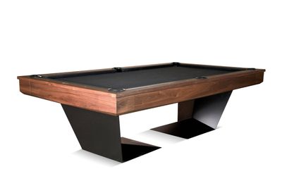 TRON Slate Pool Table in Walnut by Doc &amp; Holliday