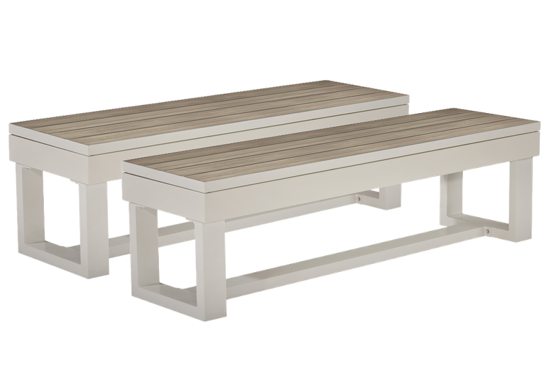 Lanai Outdoor Bench (Oyster Grey)
