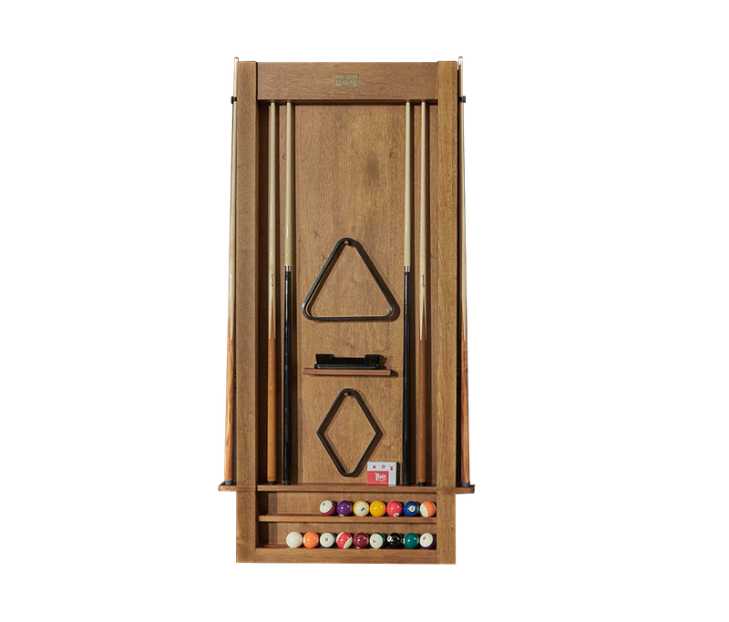 Alta Wall Mounted Cue Rack 6 (Brushed Walnut)