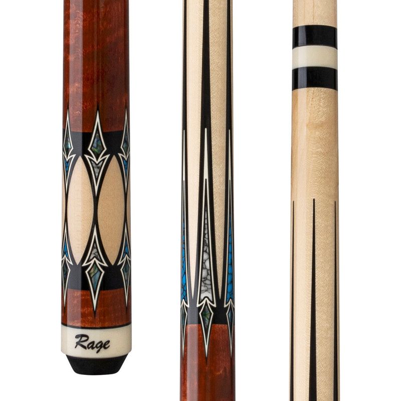 Rage Cinnamon Dream Wrapless Cue, 100% hard rock maple construction, product photo