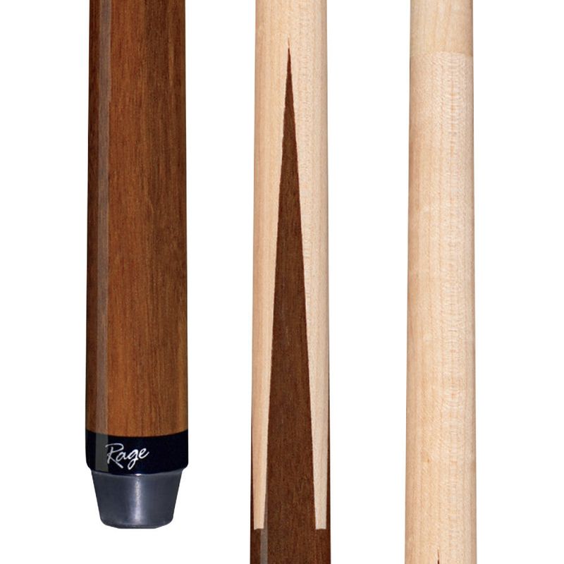 Rage Heavy Hitter 25 oz Sneaky Pete Wrapless Cue, 100% hard rock maple construction, product photo