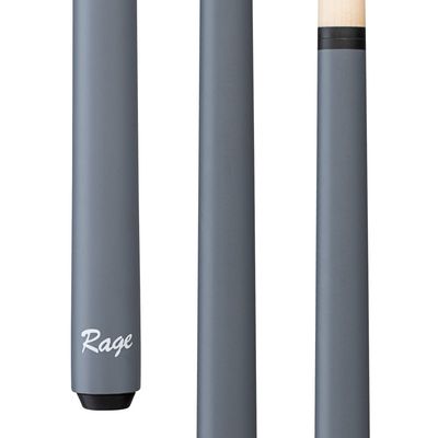 Rage Dark Grey Youth Cue, 100% hard rock maple construction, product photo