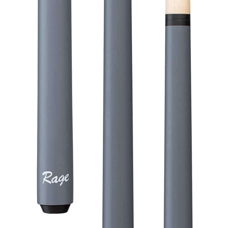 Rage Dark Grey Youth Cue, 100% hard rock maple construction, product photo