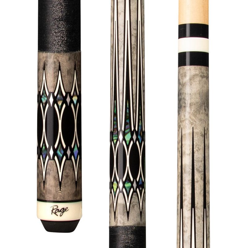 Rage Nacre Daggers Cue with Black Nylon Wrap, 100% hard rock maple construction, product photo