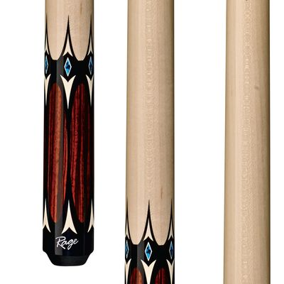 Rage South of the Border Wrapless Cue, 100% hard rock maple construction, product photo