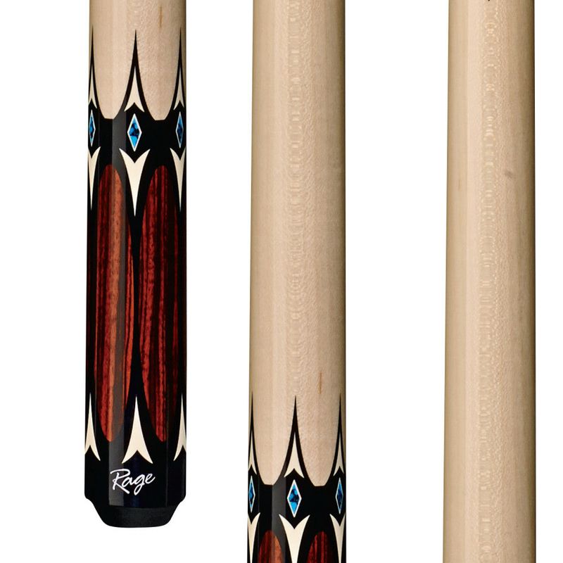 Rage South of the Border Wrapless Cue, 100% hard rock maple construction, product photo