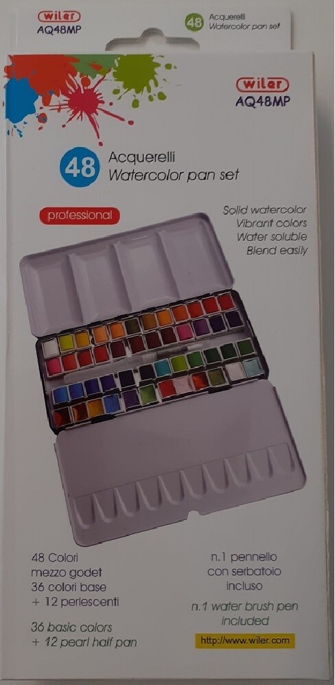 ACQUERELLI SET 48 COLORI