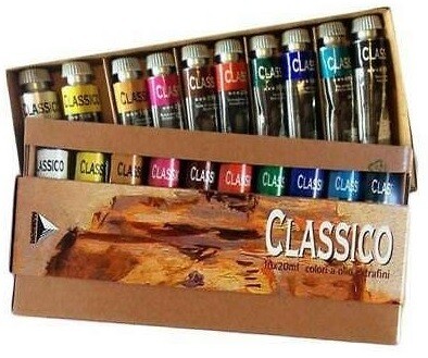 Colori a Olio, 10 Tubi da 20ml