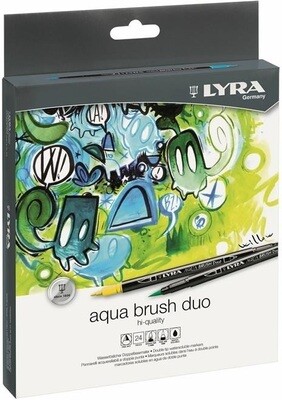 Lyra Aqua Brush Duo Confezione da 24