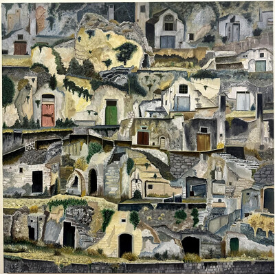LUCIANO CARLUCCI OLIO SU TELA  100X100
