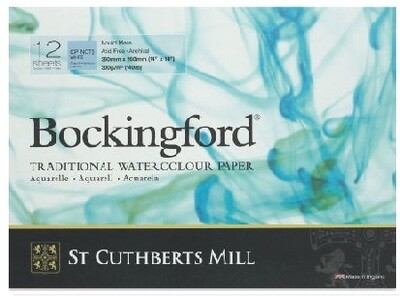 Album per Acquerello Bockingford St Cuthberts Mill, GRANA FINE 300gr 31x23