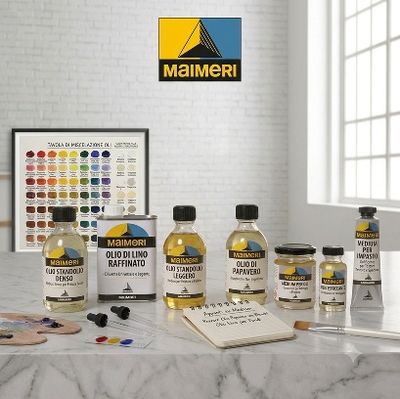 Gli Oli Ausiliari Maimeri: Eccellenza e Tradizione per la Pittura a Olio