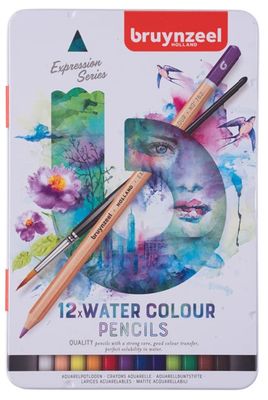 Matite 24 colori acquerellabili Bruynzeel Expression