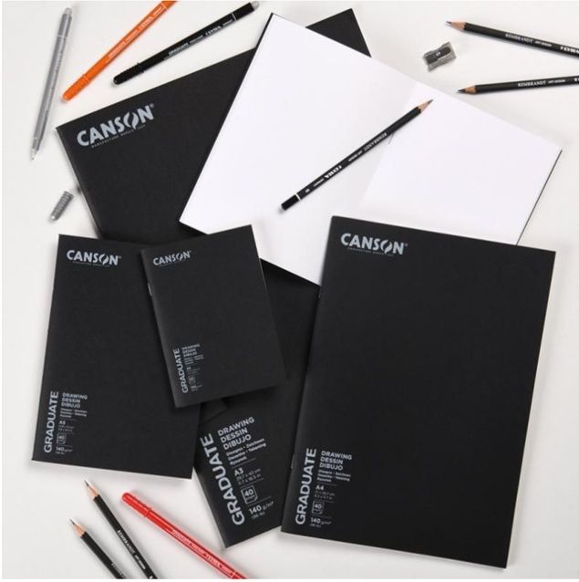 Canson Graduate Book Dessin A6-A5-A4-A3