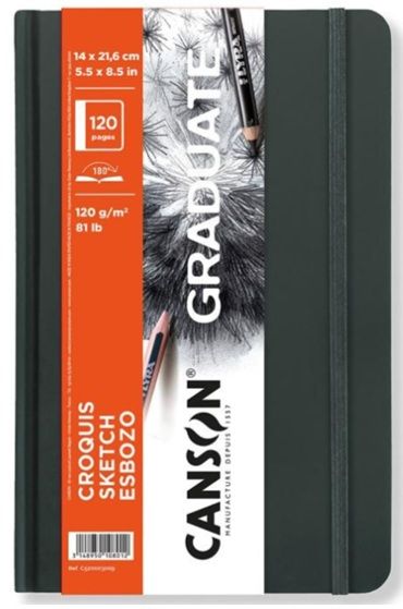 CANSON Sketchbook Graduate Croquis 10,2X15,2 120 gr