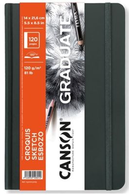 CANSON Sketchbook Graduate Croquis 10,2X15,2 120 gr