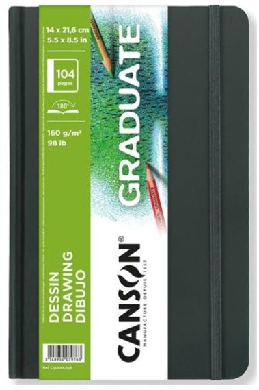 CANSON Book Graduate Dessin 10,2X15,2 160G