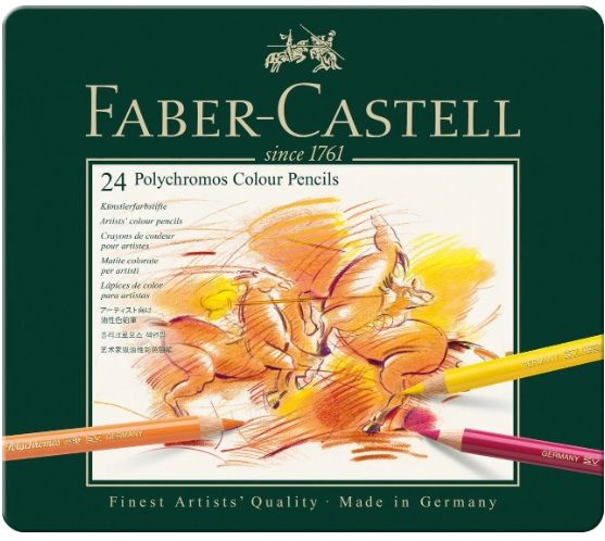 Matite Colorate Polychromos  24 Pastelli