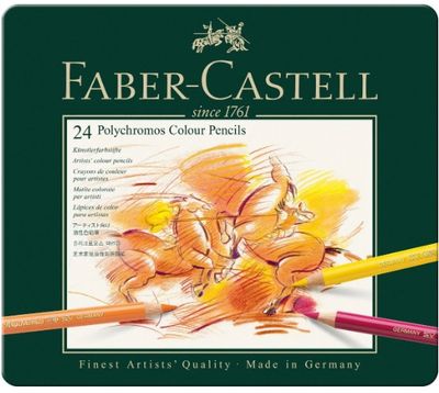 Matite Colorate Polychromos  24 Pastelli