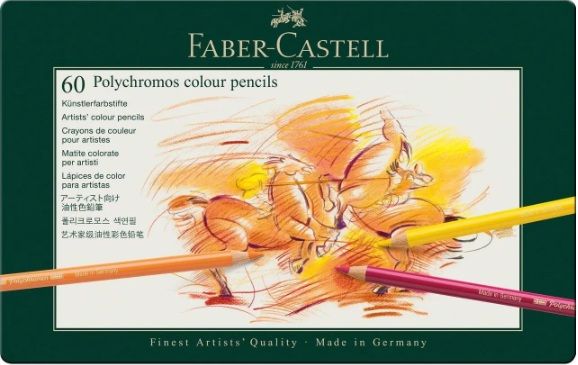 Matite Colorate Polychromos pastelli 60 Faber-Castel