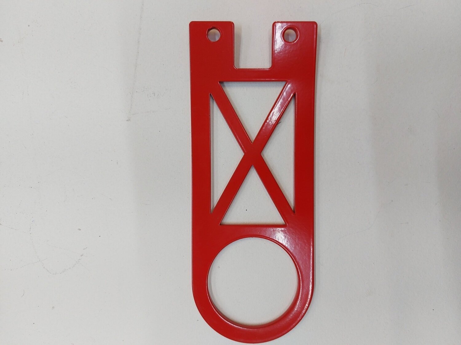 Lotus exige v6 front tow bracket RED