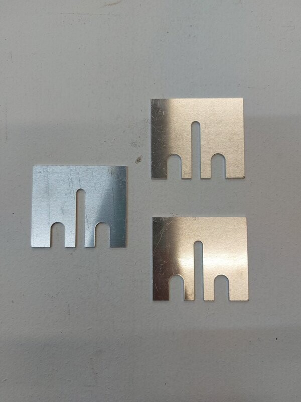 VX220 aluminium boot raiser plate 2mm
