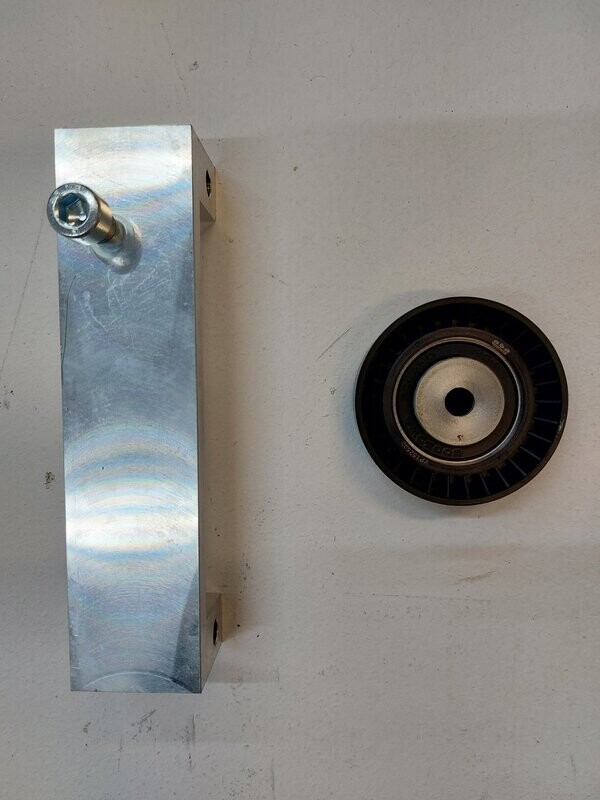 VX220 Supercharger alternator bracket and pulley