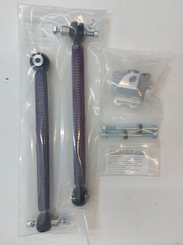 vx220 spitfire rear toe link kit - parallel