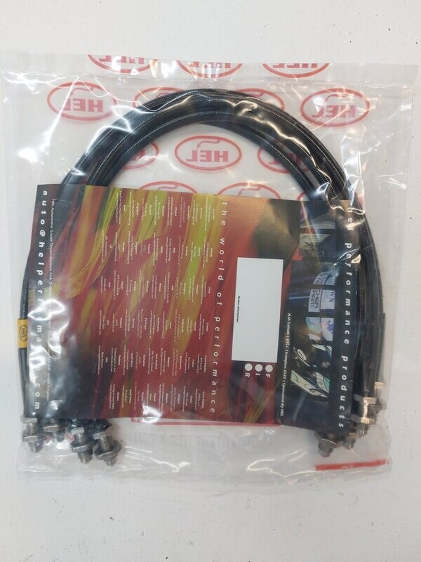 vx220 elise exige HEL brake lines - black