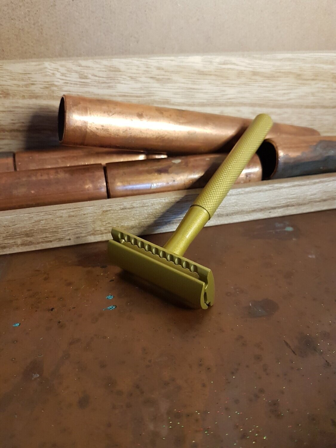 Rasierhobel gold