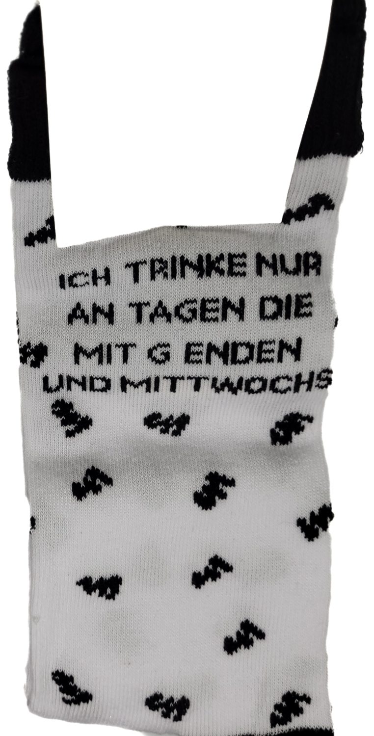 Socken "Ich trinke nur an Tagen ..." Gr.  40-45