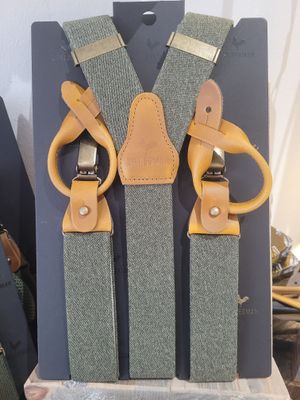 Sir Redman Deluxe Hosenträger Denim Urban grün
