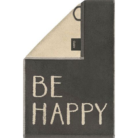 Gästehandtuch Bicycle Spruch CAWÖ grau/beige 30x50cm Gästehandtuch Bicycle Spruch CAWÖ grau/beige 30x50cm