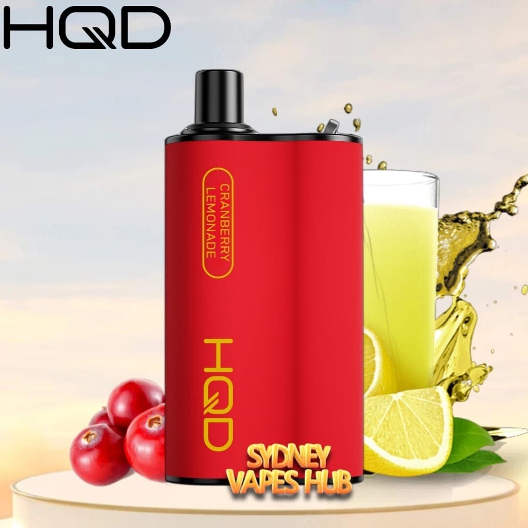 HQD Box Blue Raspberry Kiwi Lemonade 4000 Sydney Vapes Hub