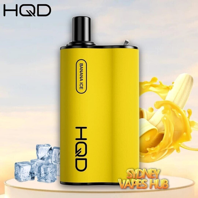 HQD Box 4000 Banana Ice Sydney Vapes Hub