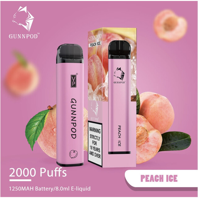 Gunnpod 2000 - Peach Ice