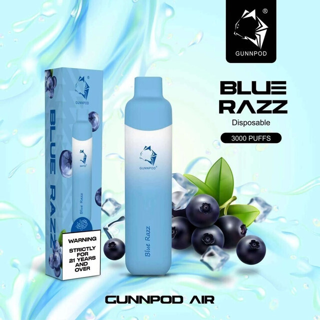 Gunnpod Air 3000 - Blue Razz